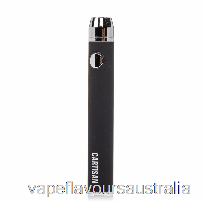 Vape Nicotine Australia Cartisan Button VV 650 510 Battery Black
